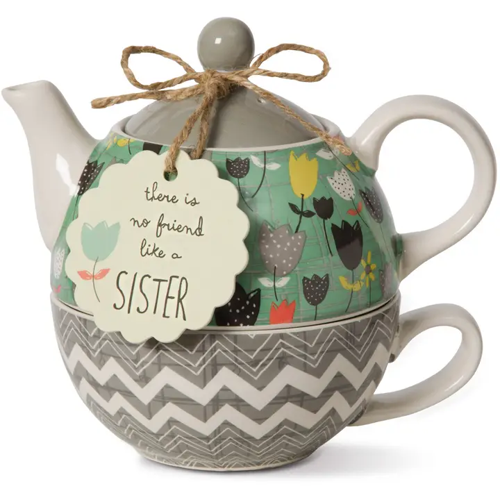 Sister - 15 oz Teapot & 8 oz Cup
